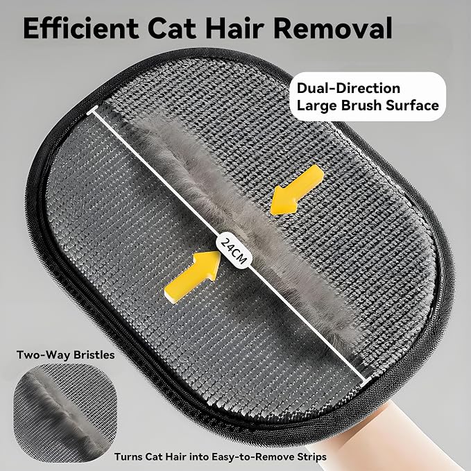 Guantes electrostáticos para remover pelo de mascotas miniatura 4