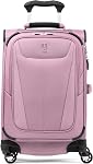 Travelpro Maxlite 5 Softside Expandable Carry on Luggage with 4 Spinner Wheels, Lightweight Suitcase, Men and Women, Orchid Pink Purple, Compact Carry on 20-Inch