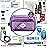 Convenience Kits International Womens Super Premium 31 PC Travel Kit Featuring: Ensemble of Travel-Size Hair Care Products Plus Face, Body, Oral Care, Travel Essentials in Large Purple Toiletry Bag