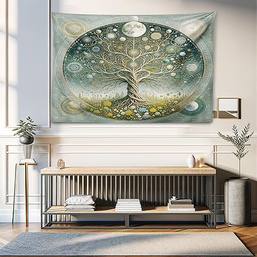 Miniatura 179 de Ambesonne Tapiz vintage, detalles de relojes mecánicos, diseño steampunk, diseño steampunk, para colgar en la pared para dormitorio, sala de estar,