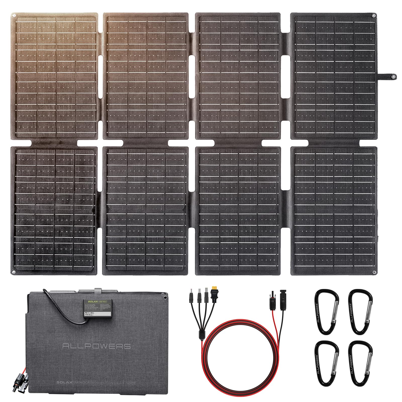 ALLPOWERS SE160 160W 18V Portable Solar Panel for Power Stations