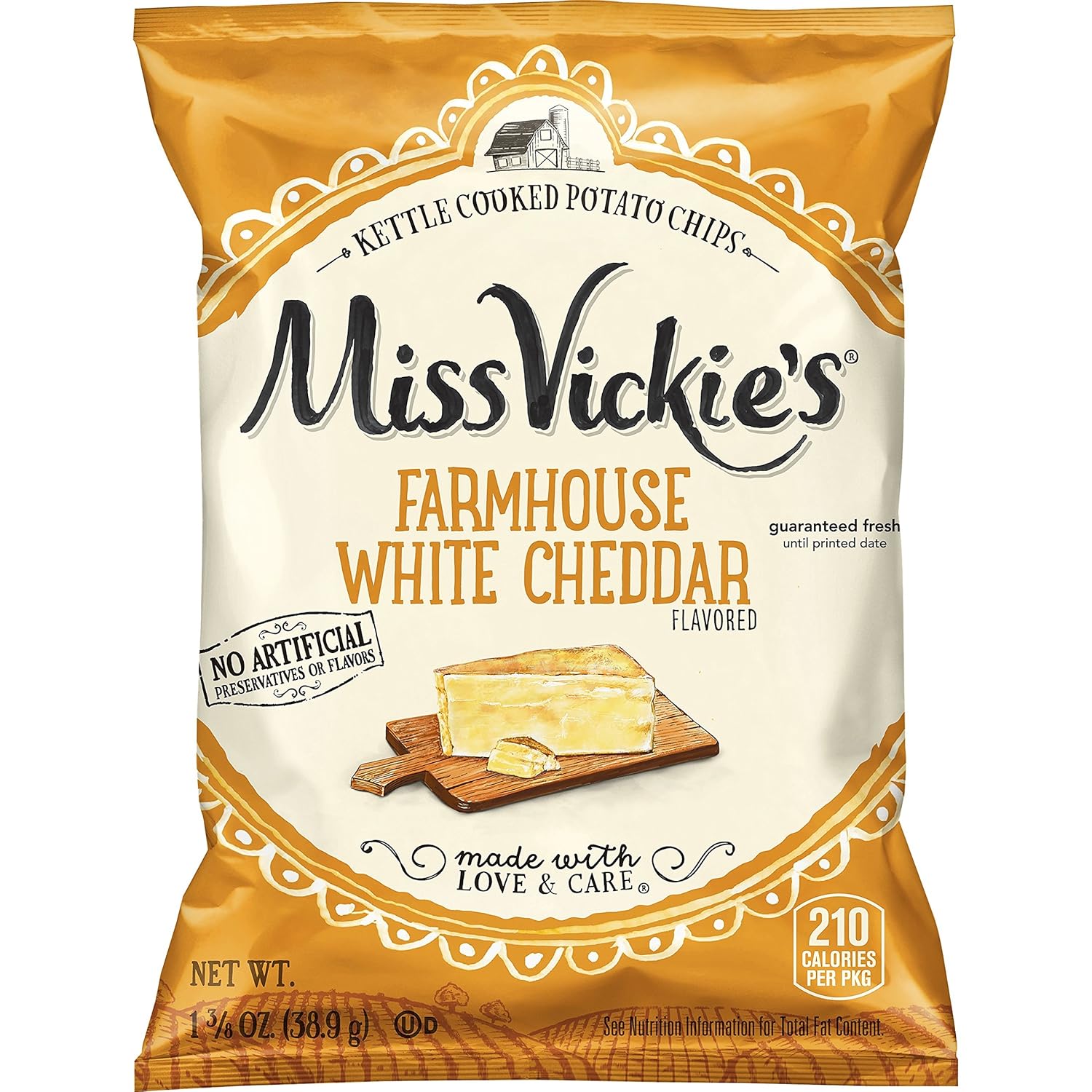 Miss Vickie's Flavored Potato Chips, Smokehouse BBQ, 28 Count