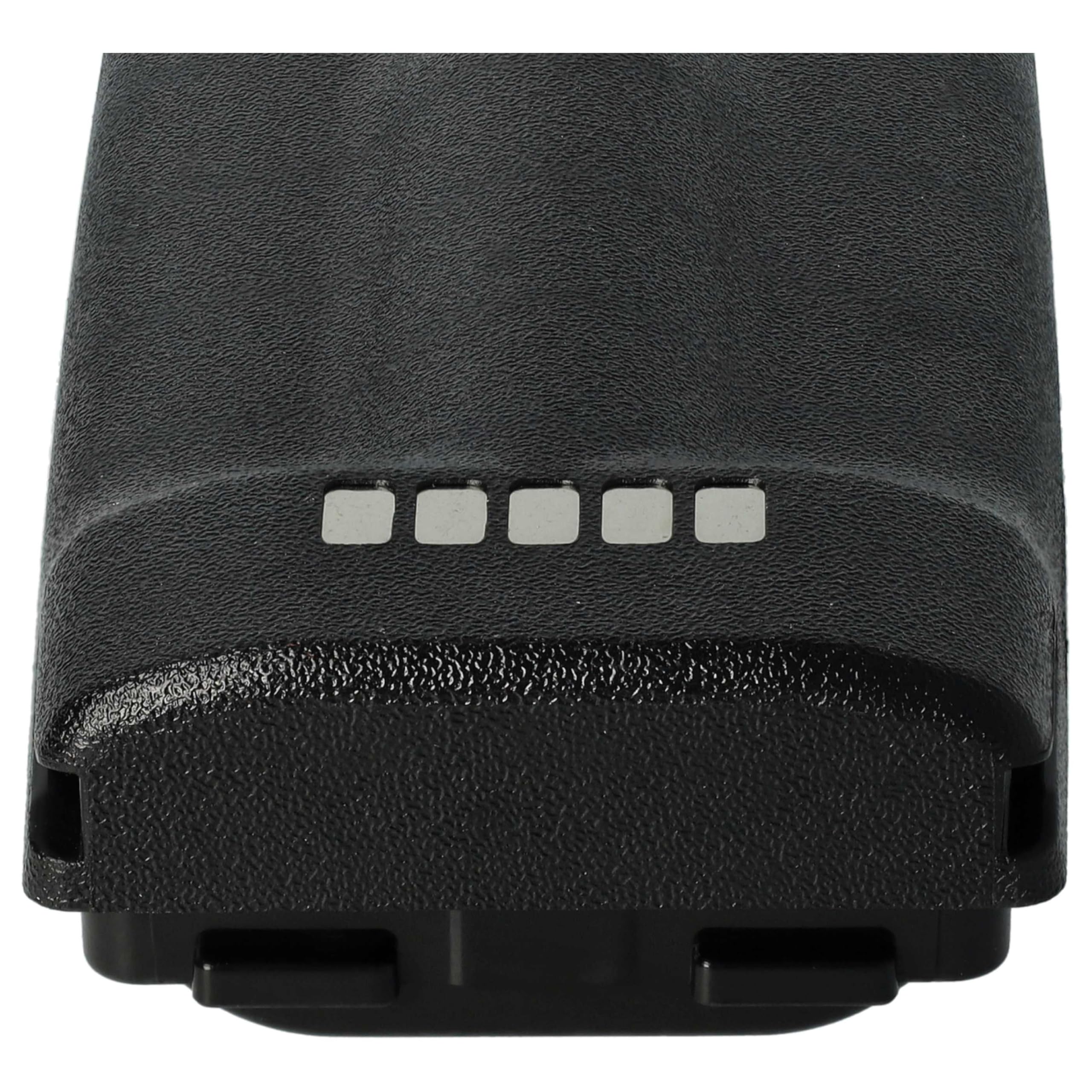 vhbw 2X batería Compatible con Motorola RMV2080, XT660, RVA50, XT600, XT600d, XT460, XT420, XT220 Radio (2100 mAh, 3,7 V, Li-Ion)