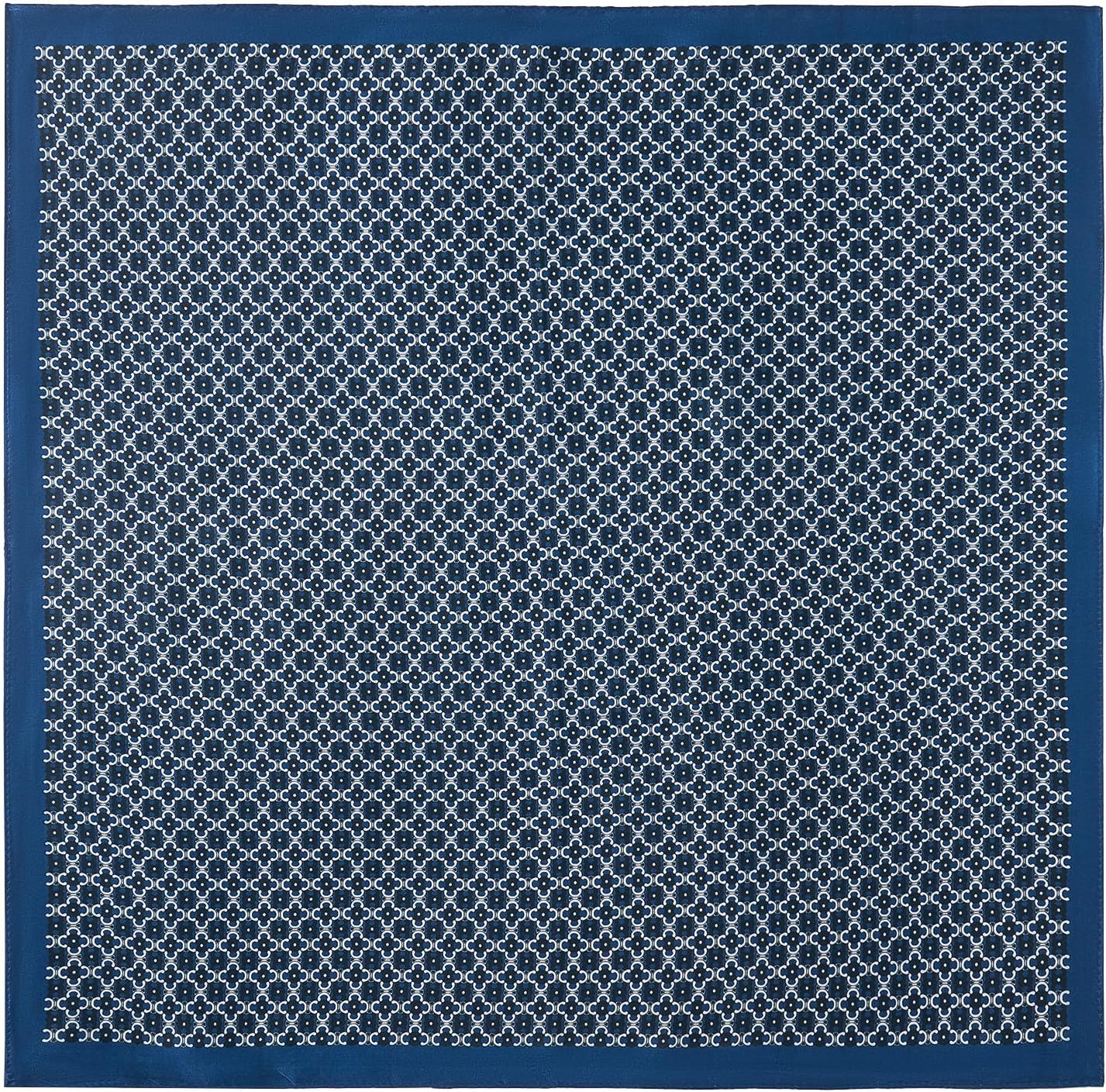 Men's 100% Mulberry Silk Neck Scarf, 21" x 21" Square Bandana