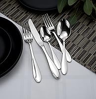 Vista 3 de Liberty Tabletop Betsy Ross - Juego de cubiertos de 45 piezas para 8, fabricado en Estados Unidos