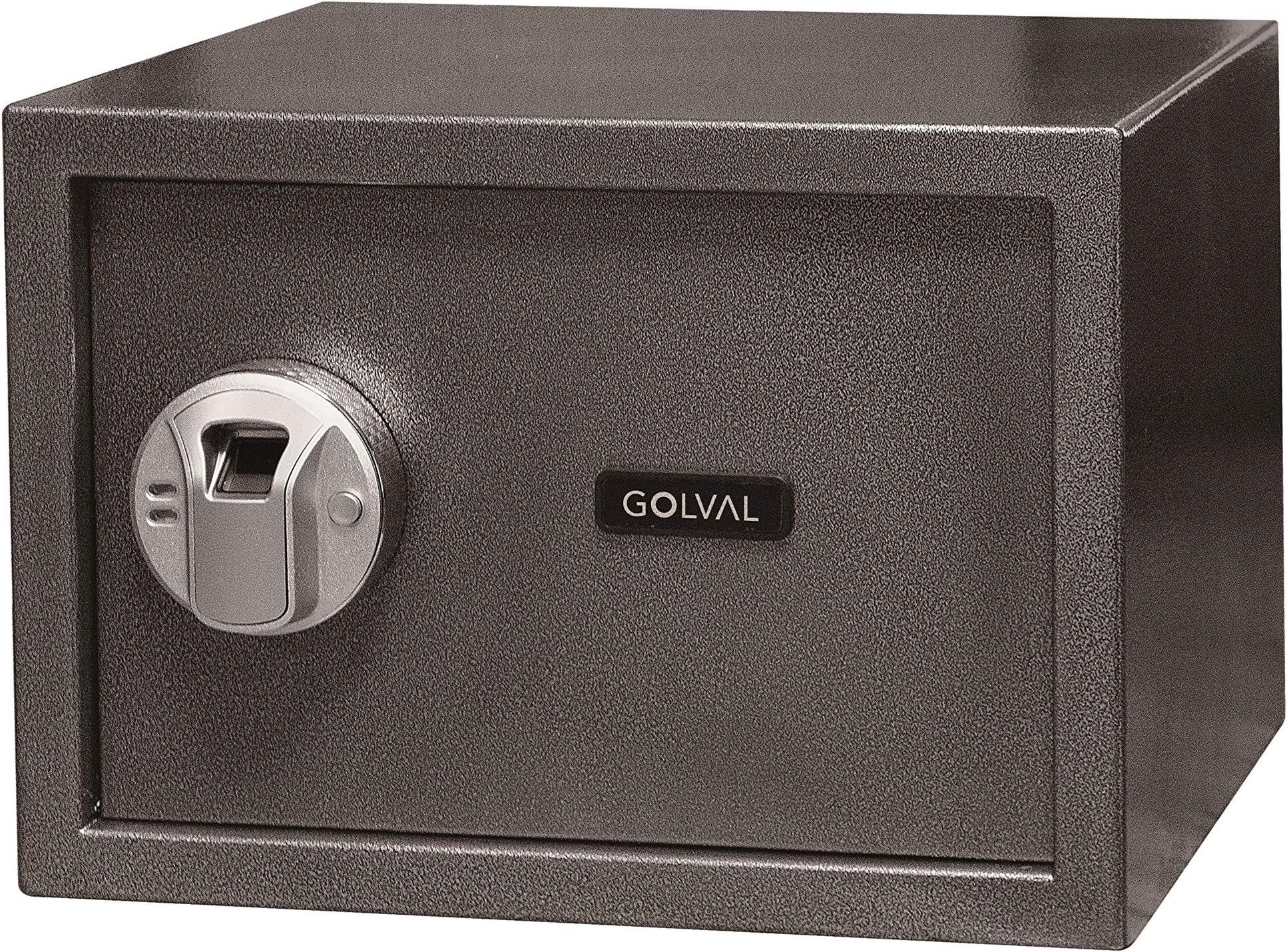 GOLVAL F25 Home Steel Security Safe, Biometric Quick-Access Safe