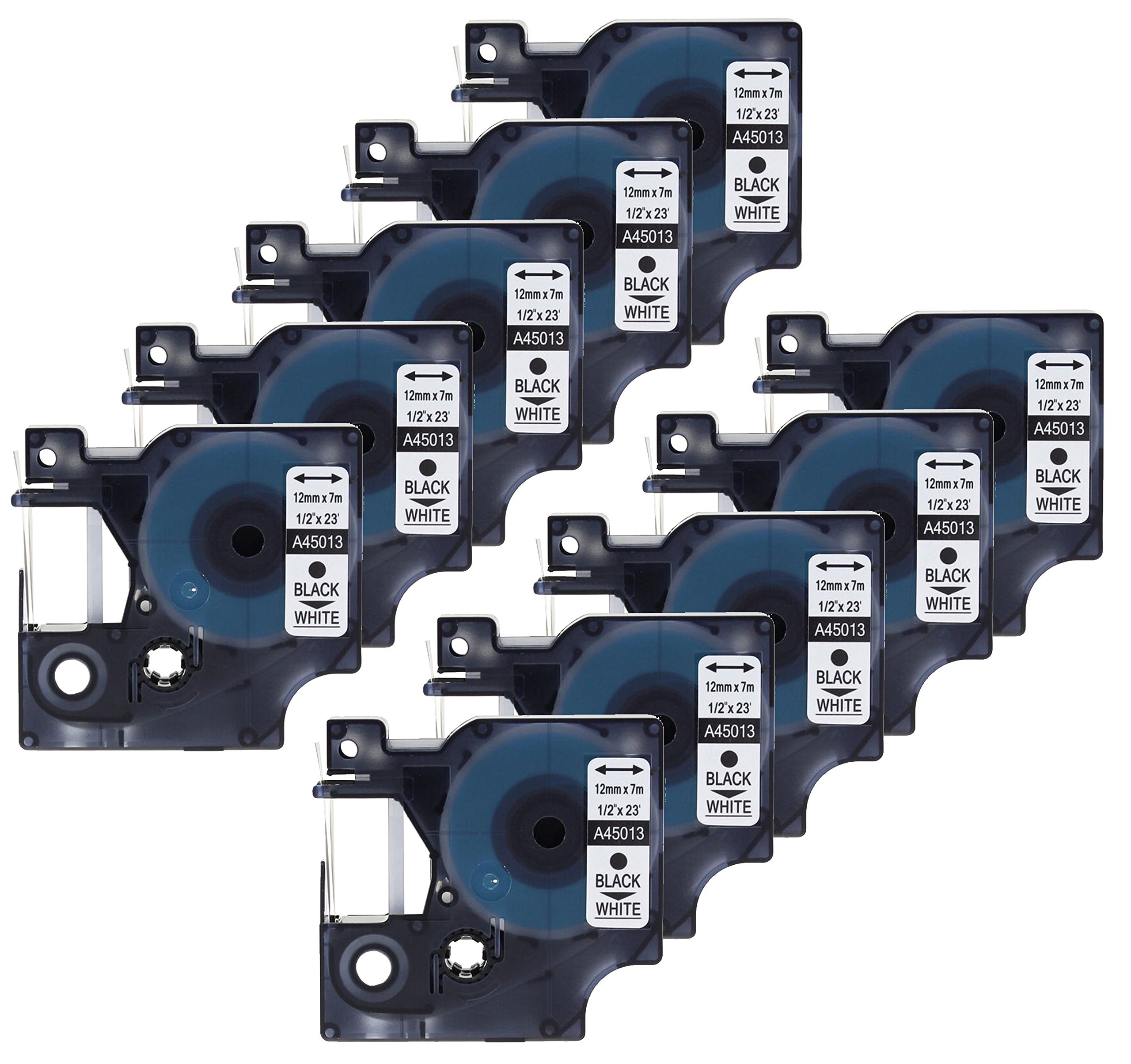 Compatible for Dymo Label Tape Cassette 45013 (Pack of 20)