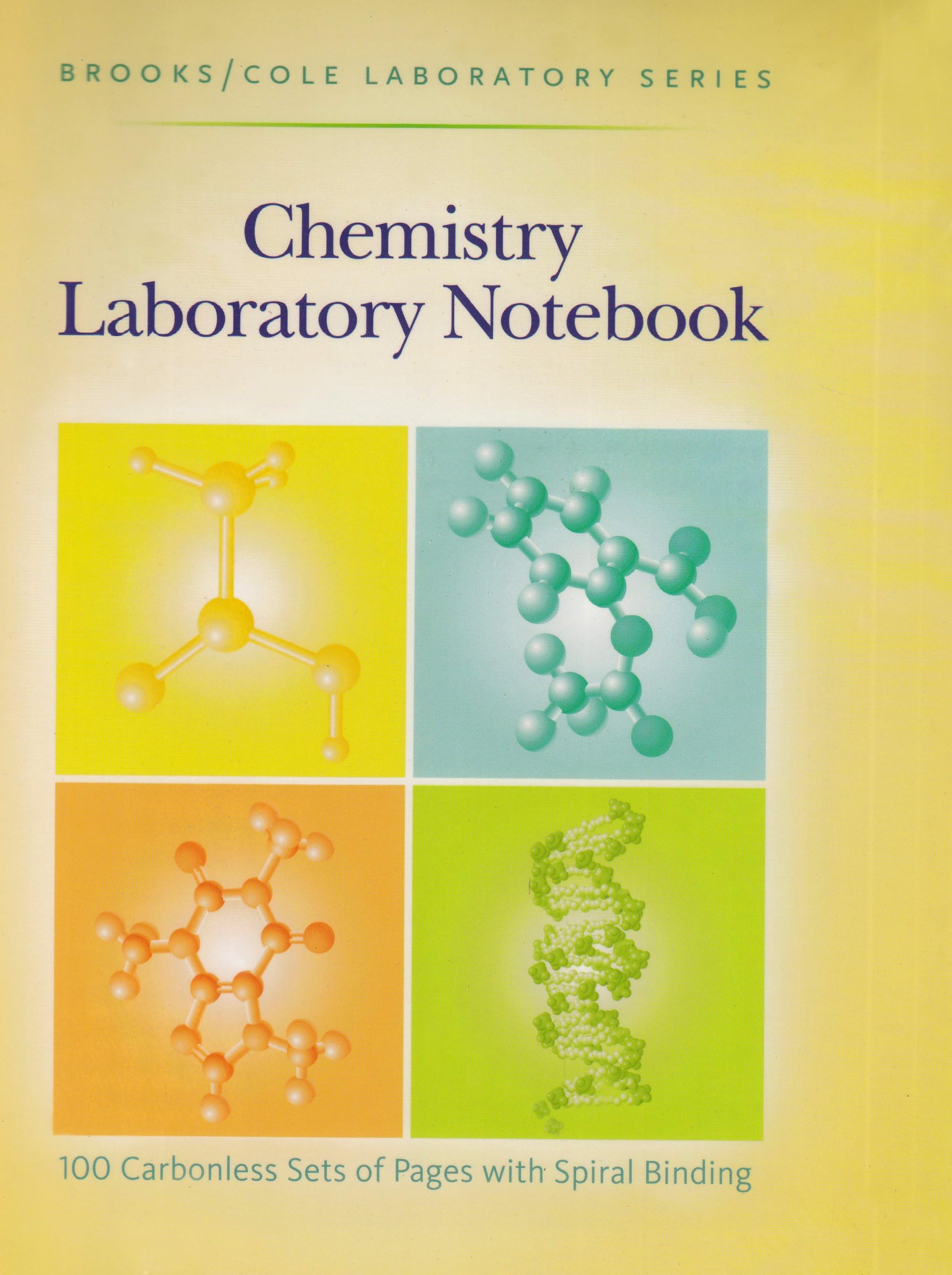 General Chemistry Laboratory Notebook 1st Edition