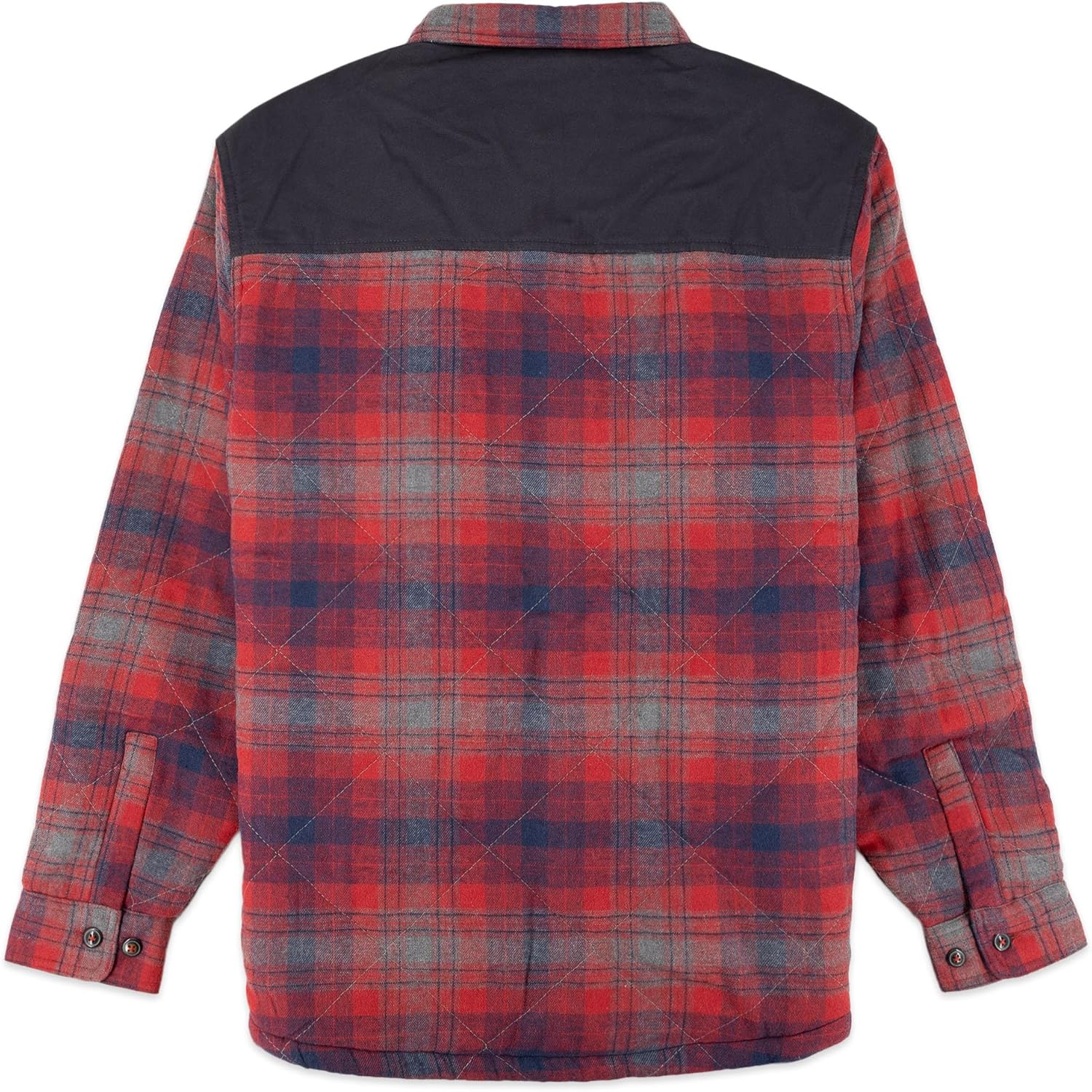 Coleman Diamond Quilted Flannel Shirt Jacket - Mens Plaid Flannel Winter Jacket for Outdoor Hiking, Camping, and Hunting - Image 6