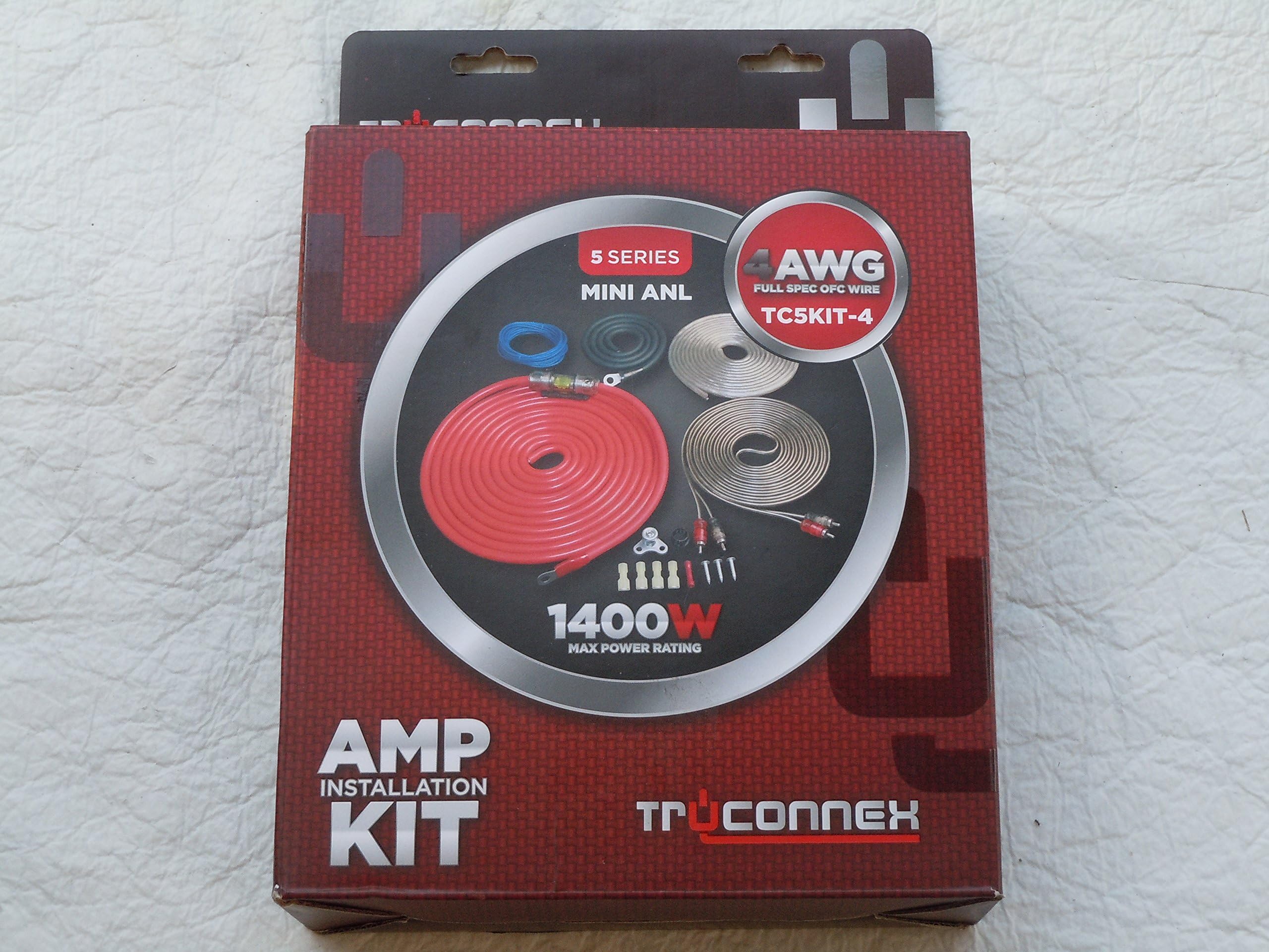 Truconnex 5 Series Mini ANL 4-AWG Amplifier Install Kit