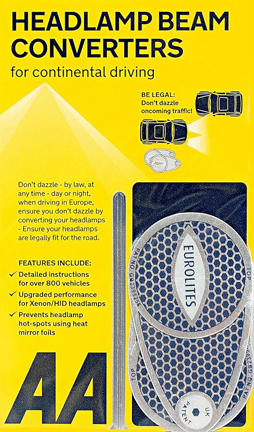 AA Car Headlamp Headlight Beam Converters Adaptors Benders AA8338 EU