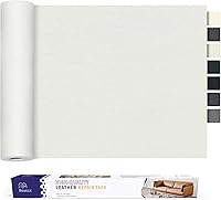 Vista 40 de Kit de Cinta de Parche para Reparación de Cuero, Reparación de Cuero Autoadhesiva para Muebles, Sillón, Sofá, Asientos de Auto, Silla de Oficina