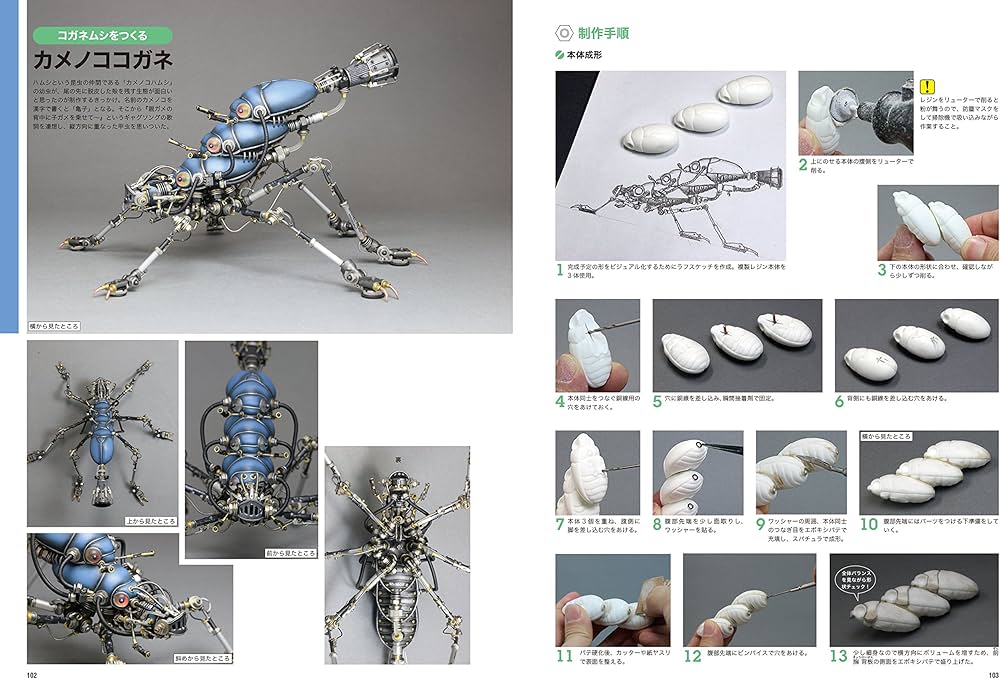機械昆蟲制作のすべて 進化し続けるメカニカルミュータントたち