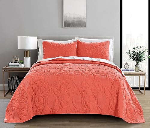 Miniatura 2 de Pure Bedding - Juego de edredón tamaño KingCalifornia King, grande y ligero, de microfibra suave para todas las estaciones, 1 edredón y 2 fundas (3