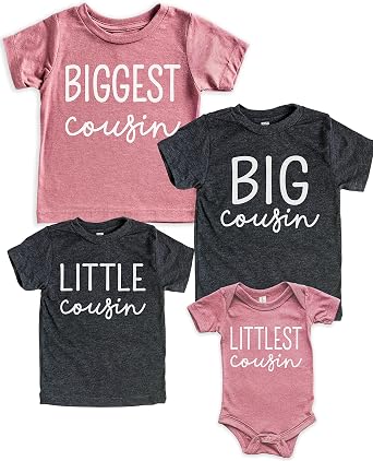 Teeny Fox Big Little Cousin Crew Shirts 