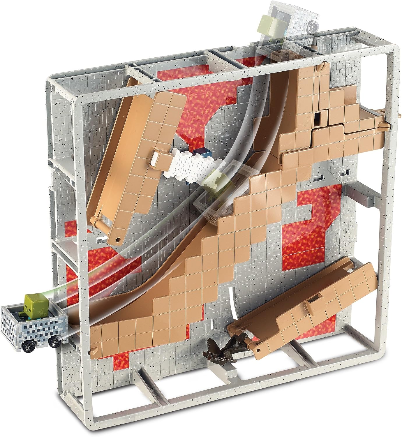 Hot Wheels Minecraft Track Blocks Abandoned Mineshaft Play Set