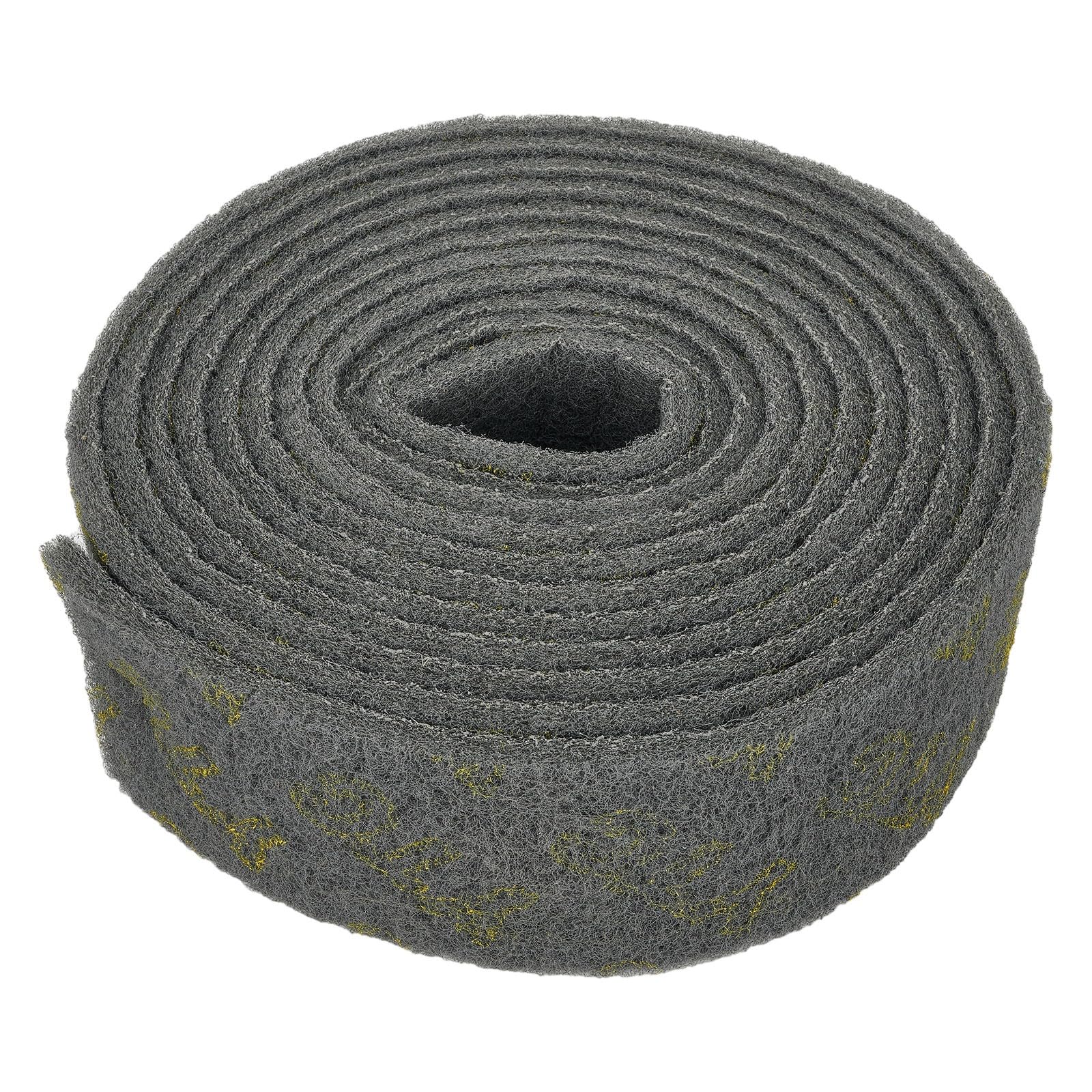 Spugna abrasiva 6M Resistente alle Alte Temperature per superfici della Cucina e Pavimenti in Piastrelle (10 cm x 6 Metri)