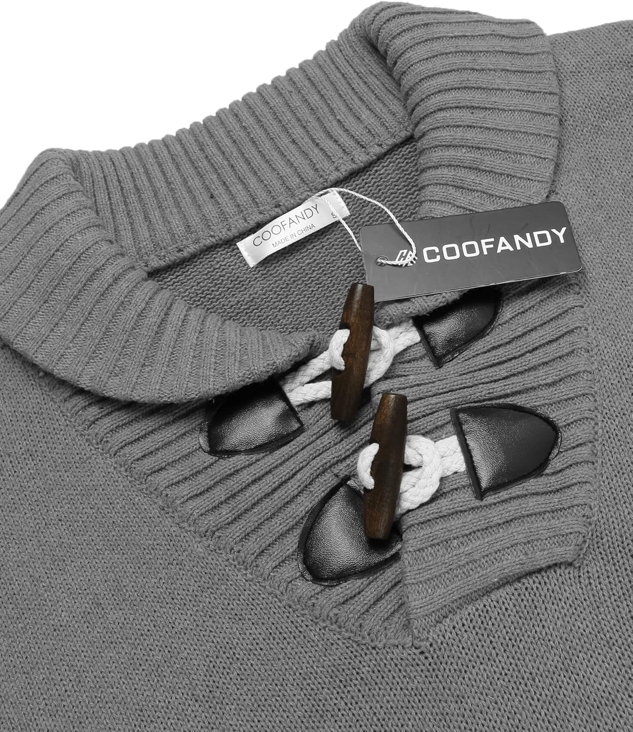 Shop Best COOFANDY Men's Shawl Collar Pullover Sweater