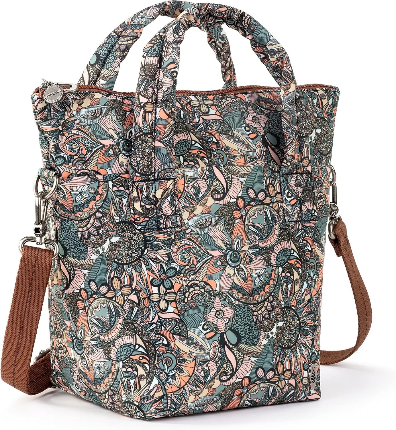 Sakroots Womens Culver Small Tote in Repreve Eco-twill
