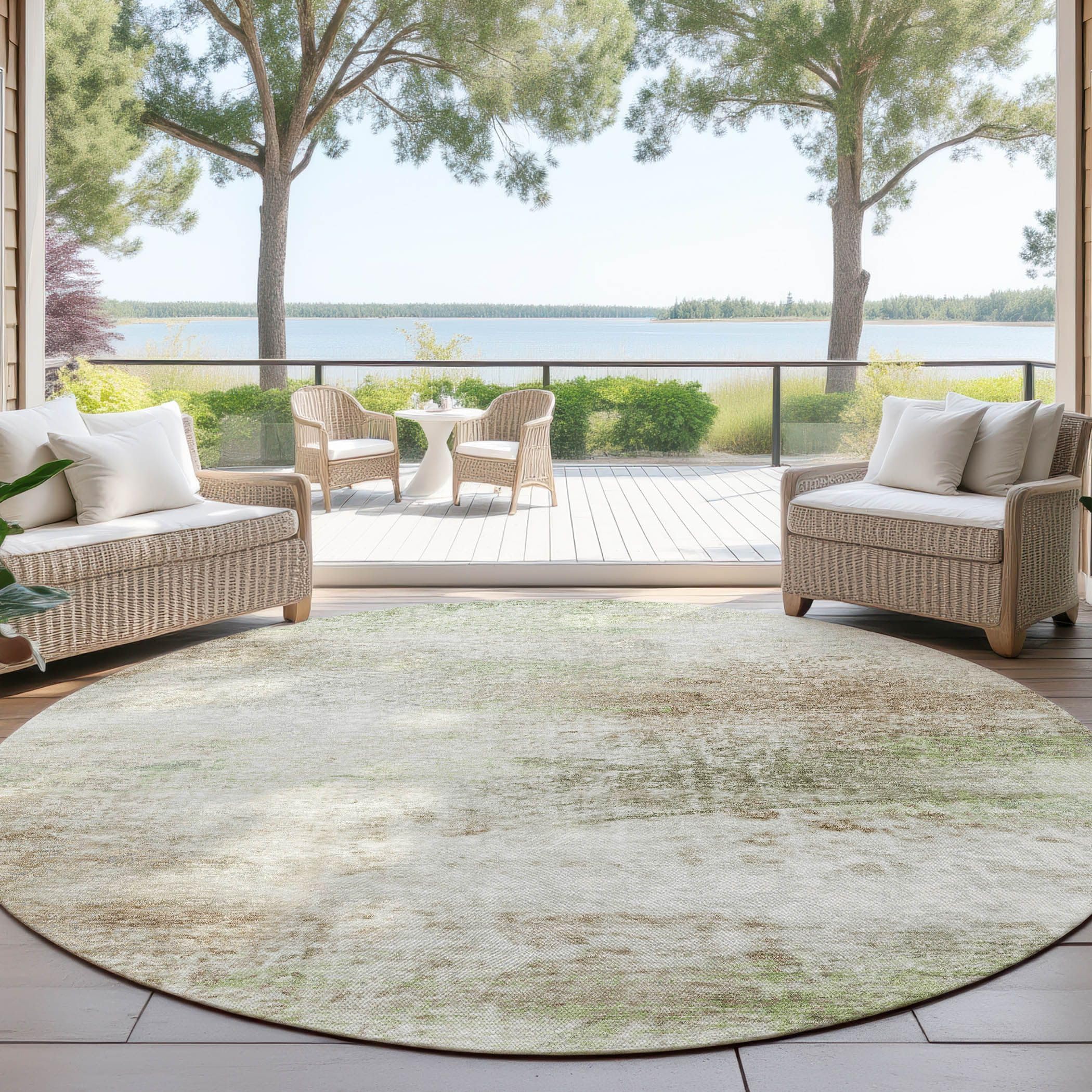 Amazon.com: Addison Rugs Chantille ACN2402 Tan 8' x 8' Indoor