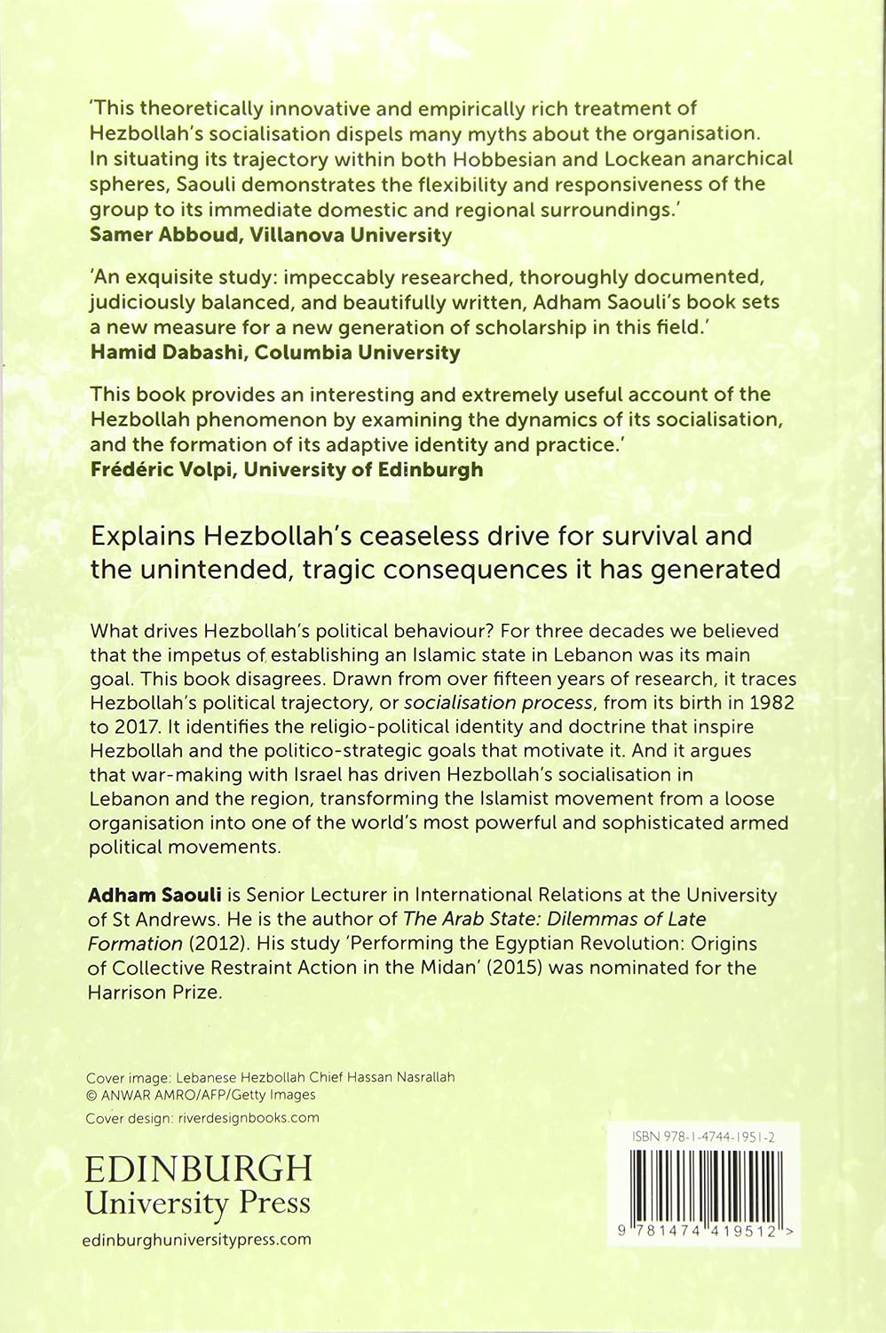 Hezbollah: Socialisation and its Tragic Ironies