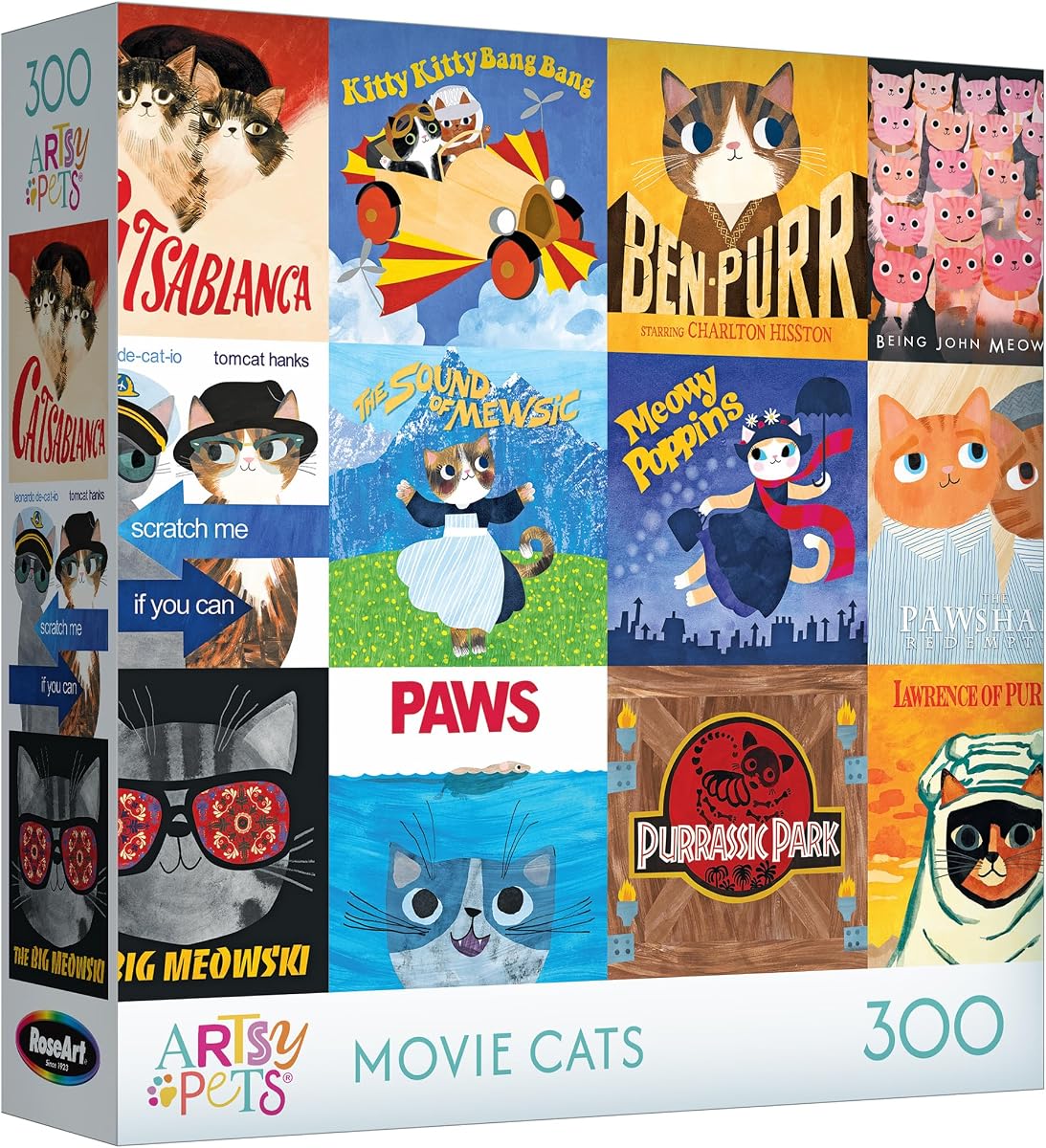 Planet Cat - Movie Cats - 300 Piece Jigsaw Puzzle for Adults
