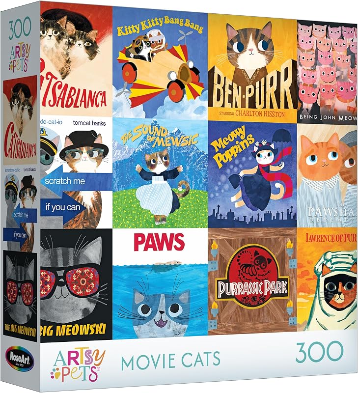 Planet Cat - Movie Cats - 300 Piece Jigsaw Puzzle for Adults