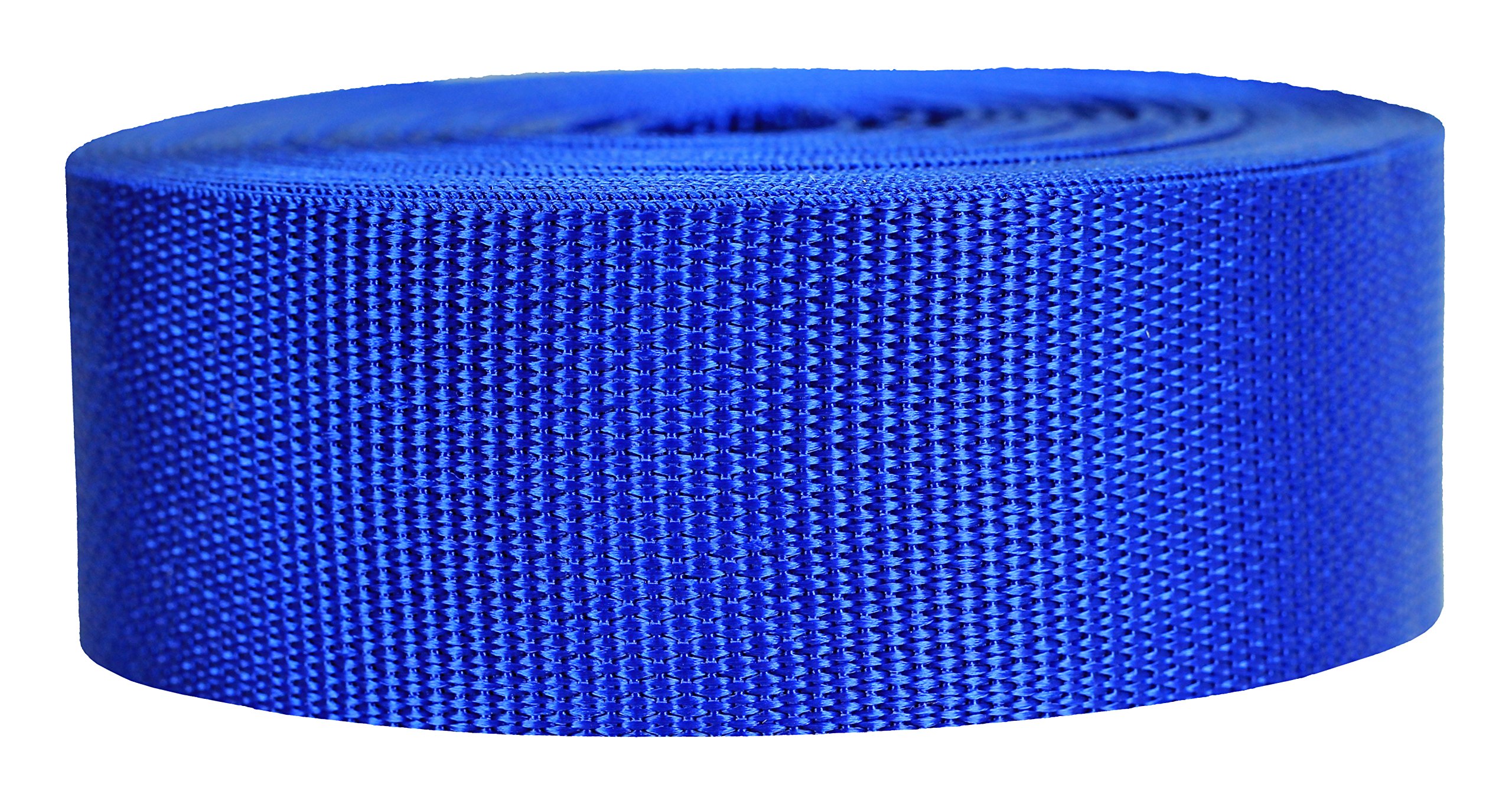 StrapworksLightweight Polypropylene Webbing - Poly Strapping for Outdoor DIY Gear Repair, Pet Collars, Crafts – 2 Inch by 10, 25, or 50 Yards, Over 20 Colors
