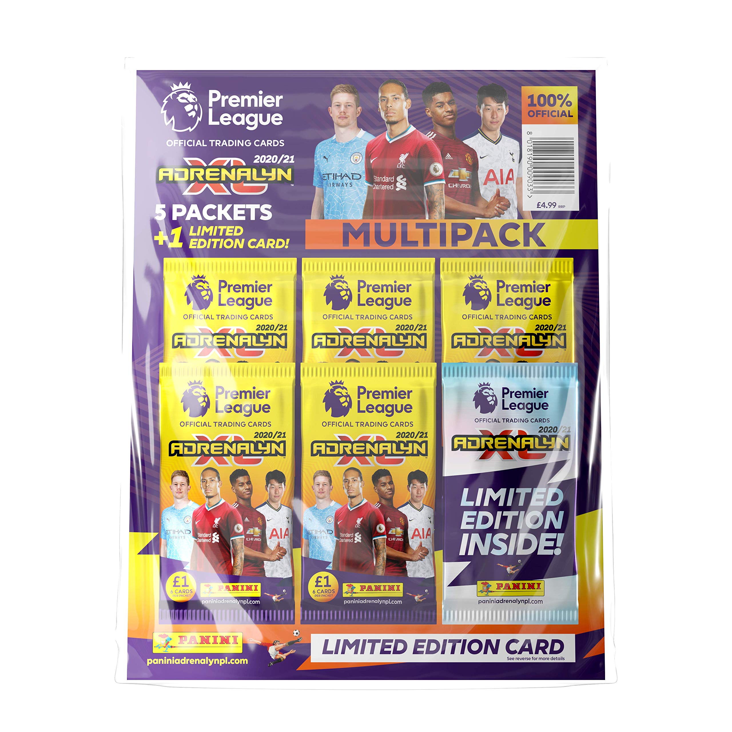 Panini National Soccer Club Premier League 2020/21 Adrenalyn XL Multipack