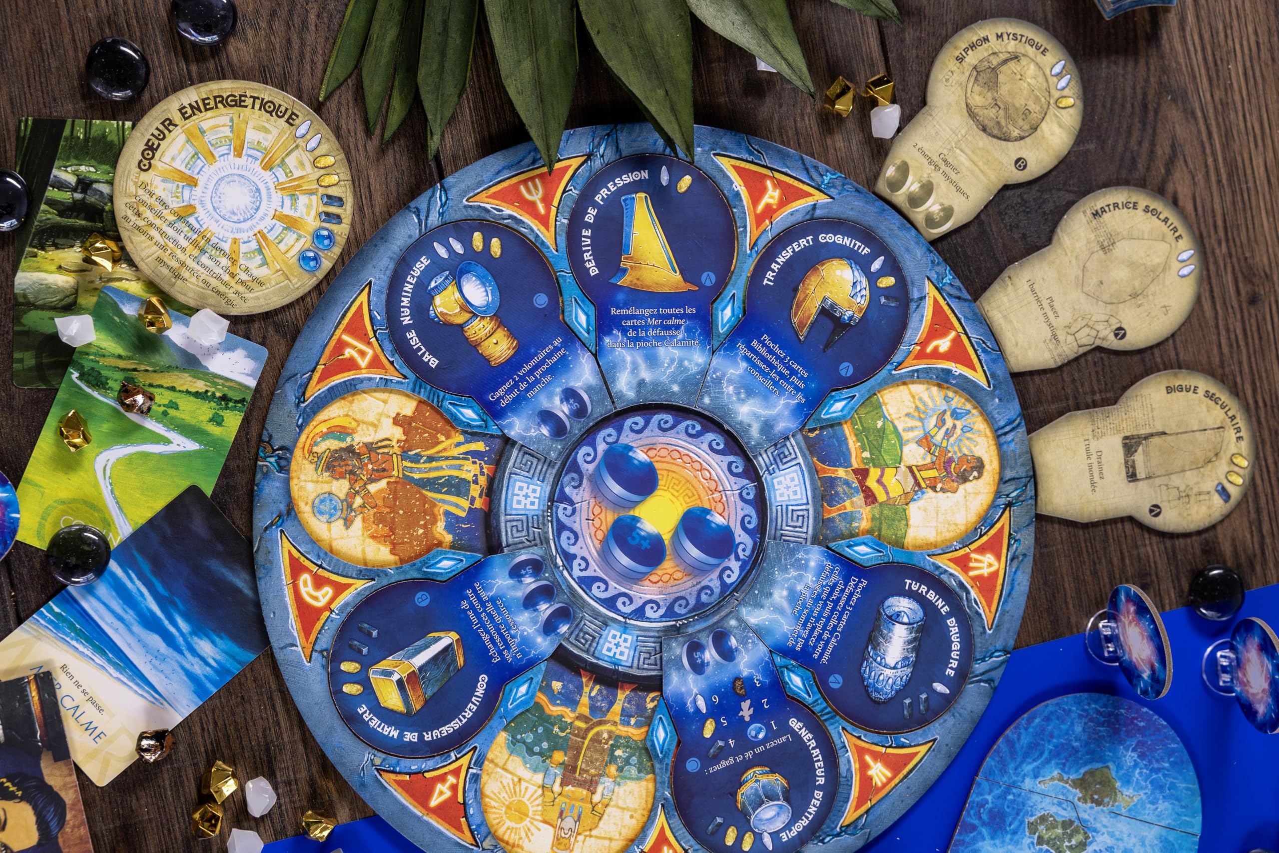 Lucky Duck Games | ATLANTIS RISING | Jeu de Société Coopératif Pour Adultes & Enfants dès 10 Ans | Sauvez Atlantis |Jeu de Stratégie & Gestion des Ressources | 1 à 7 Joueurs | 1 à 2H | En Français
