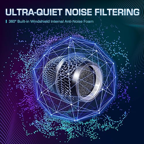Miniatura 4 de CAROL E dur-916S - Micrófono vocal con cable XLR gris para cantar, micrófono supercardioide dinámico con sistema de montaje de doble choque para