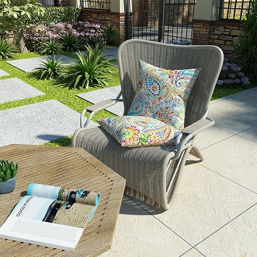 Miniatura 5 de LVTXIII - Fundas decorativas para cojín lumbar de exteriores e interiores, decora muebles de patio y jardín, paquete de 2 fundas, 12 x 20 pulgadas,