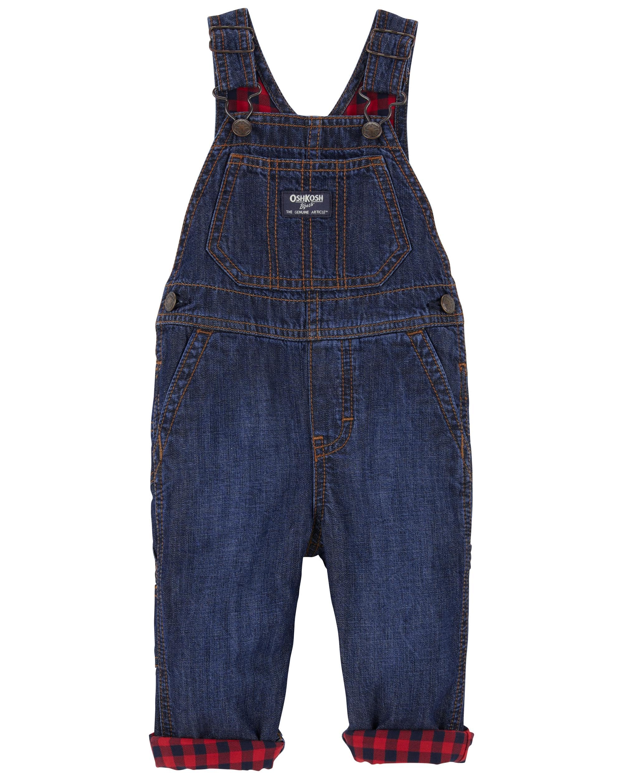 World's Best Overalls World's Best Overalls OshKosh B'Goshbaby-Boys, Dark Denim Wash, 18 Meses
