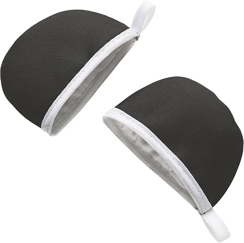 Excelsa Life Ceramica Pack of 2 Potholders, Cotton, Black, 2 Units