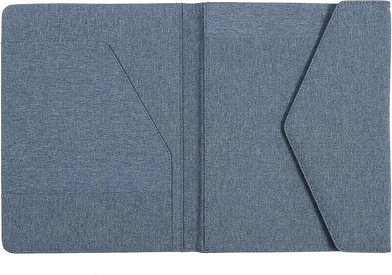 Blue Portfolio Folder, Business Portfolio Pad Binder (12.5 x 10 in) : Office Products