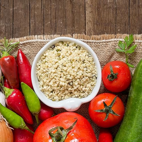 Miniatura 6 de Anna and Sarah Semilla de cáñamo orgánica, proteína a base de plantas y Omega 3 y 6 por SRV  Batidos, yogur y ensalada  Sin OMG, vegano, keto,