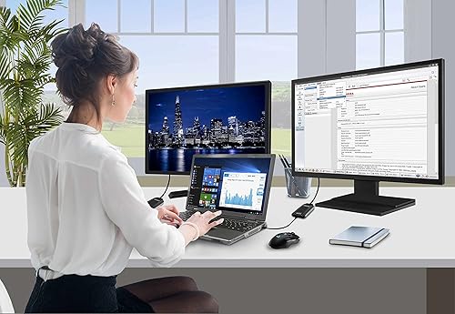 Miniatura 9 de Diamond Multimedia Adaptador de gráficos de video USBUSB-CTB3 a VGADVIHDMI hasta 1920x10801600x1200. Windows 11,10, 8.1, 8, 7, XP, MAC OS y Android