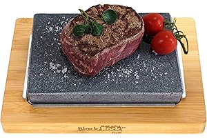 Black Rock Grill Restaurant-Grade Hot Stone Set: The Art of Sizzling Steak Perfection