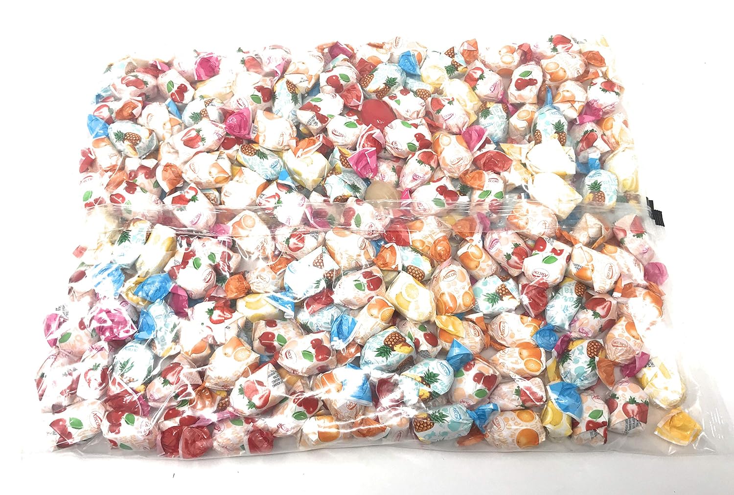 Exclusive Candy Assorted Fruit Filled Hard Candies - 1.3kg/2.9lb. Bag, (Imported from Canada)