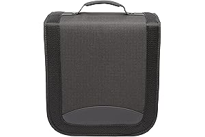 Amazon Basics CD/DVD Binder, 400-Capacity, Black