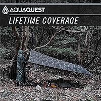 Vista 6 de AquaQuest Defender - Lona resistente impermeable (20,000 mm) con costuras selladas para camping, bushcraft y supervivencia