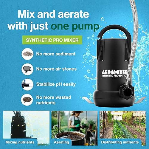 Miniatura 3 de Aeromixer Synthetic Pro Edition 34 HP sumergible mezcla + bomba de aireación