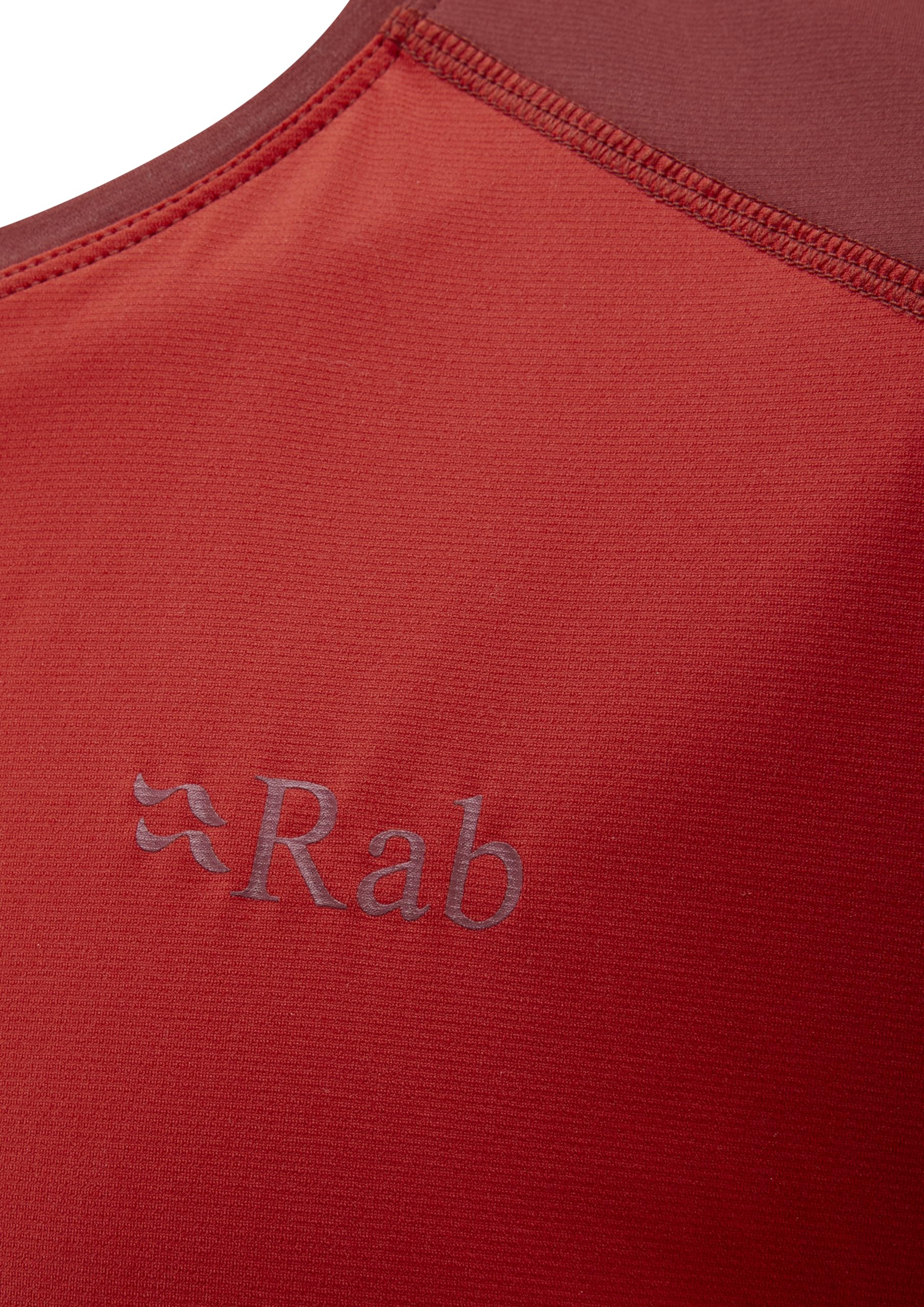 Rab Męska koszulka Force lekka koszulka do trekkingu, wspinaczki i biegania w terenie, Ascent Red/Oxblood Red, XL