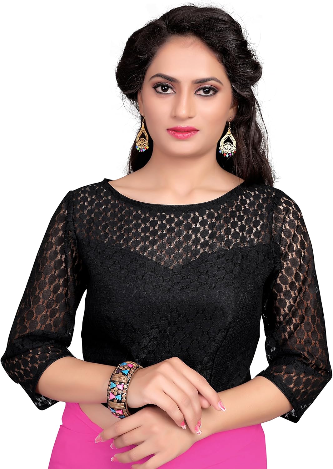 sheer blouse for saree