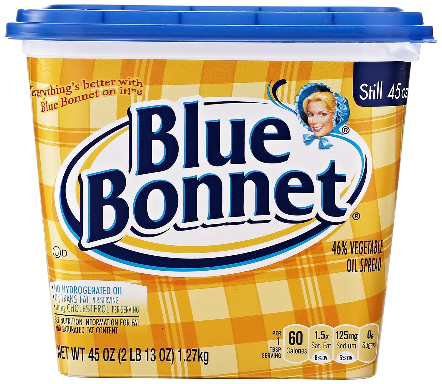 Blue Bonnet Spread Bowl, 45 oz