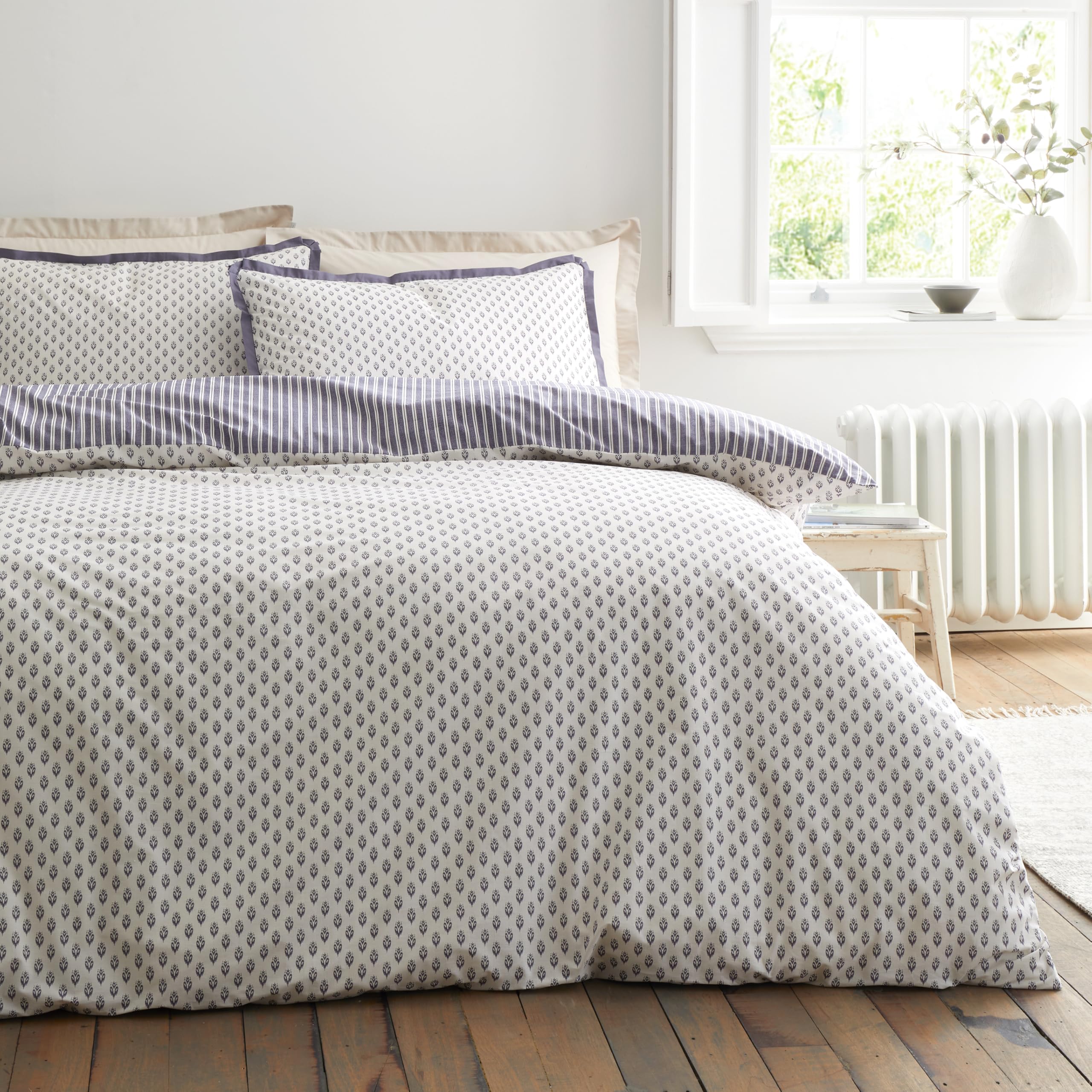 Bianca Blue Amelie Duvet Set - Single