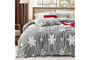 Ultra Soft Flannel Duvet Cover Queen Size for Year-Round Comfort