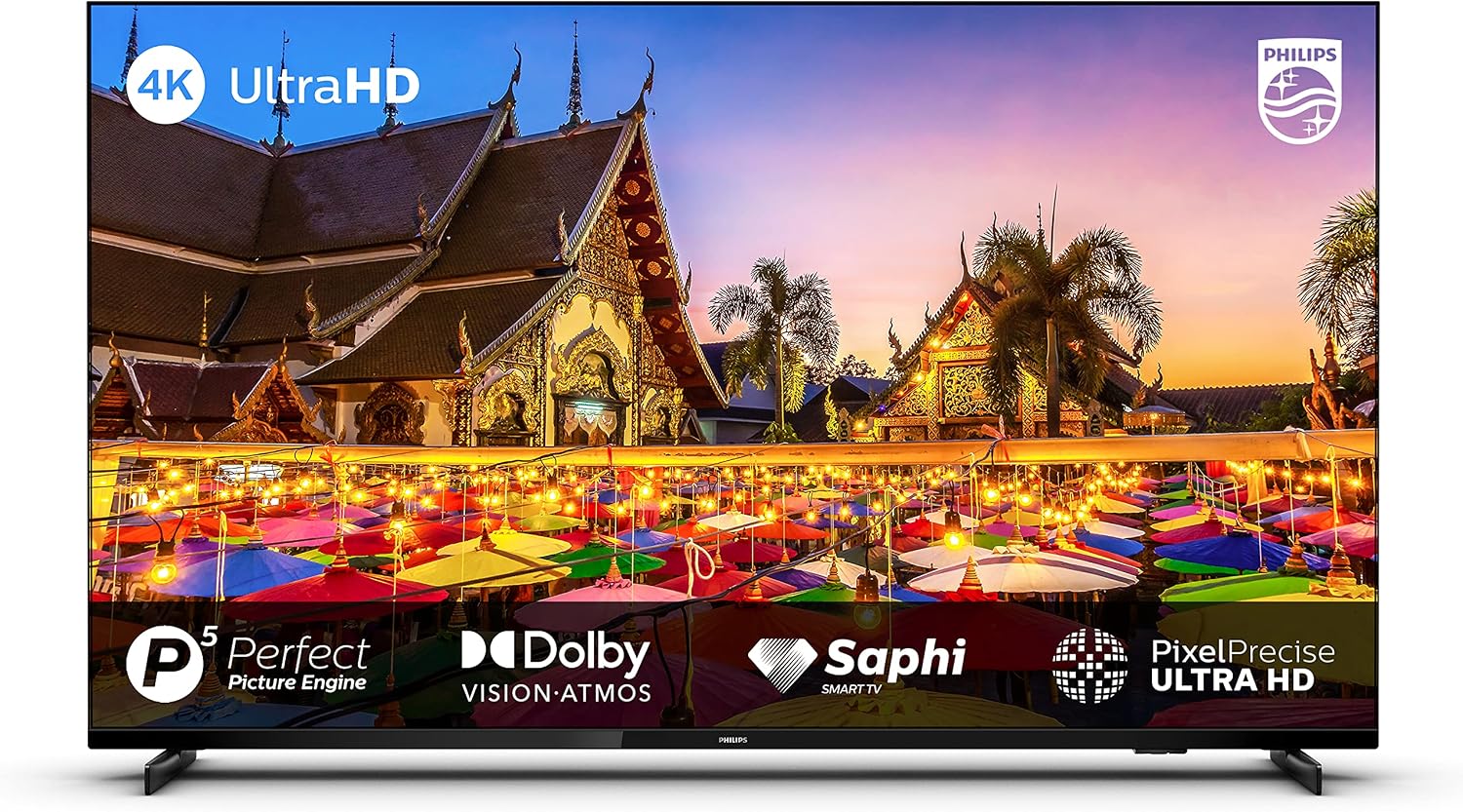 Philips 58PUT7605/94 146 cm (58 inches) 4K Ultra HD LED Smart TV With Dolby Atmos, Wifi Connectivity & P5 Perfect Picture Engine (Black)