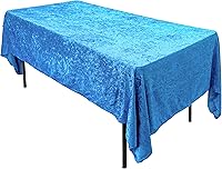 Vista 12 de AK TRADING CO. Lush Panne - Mantel rectangular de terciopelo, 60 x 102 pulgadas, color ciruela