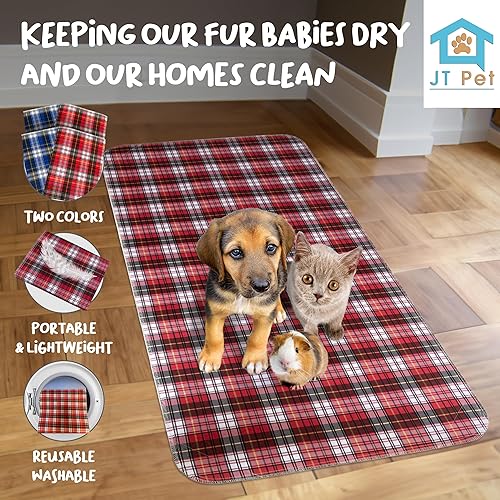 Miniatura 2 de Forro para jaula de conejillo de indias, paquete de 4 almohadillas lavables para orina para perros, ropa de cama de vellón suave para jaula y